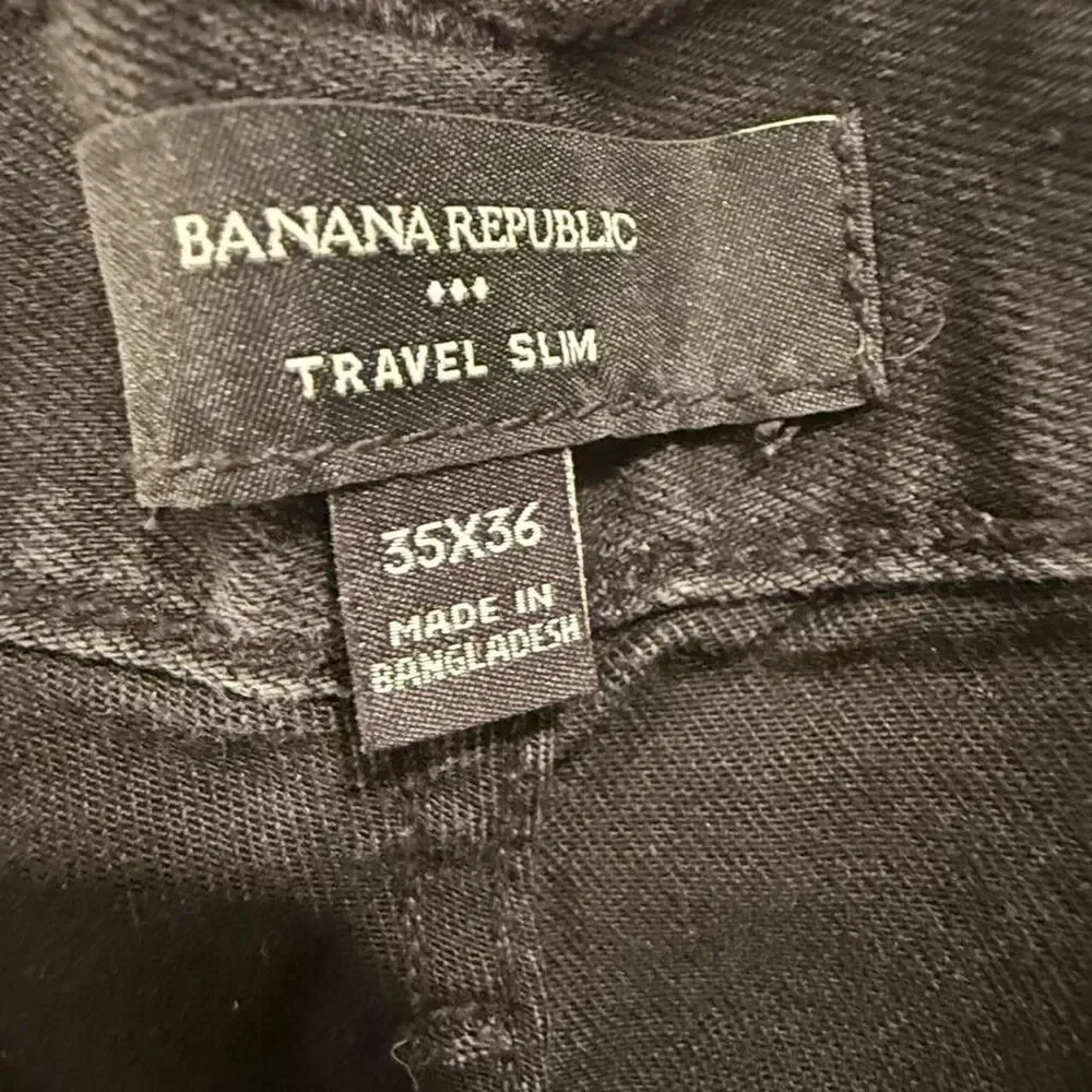 Banana-republic Men's Black and Brown Jeans